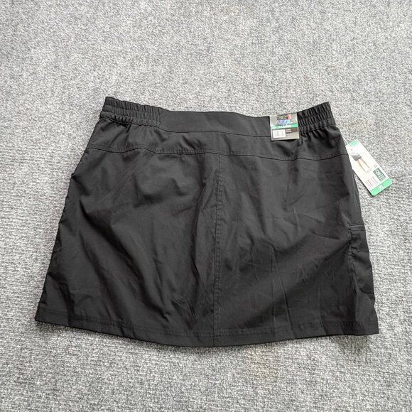 32 Degrees Cool Skort Womens Black X-Large Inner Shorts Tennis Golf Athleisure - Picture 10 of 15